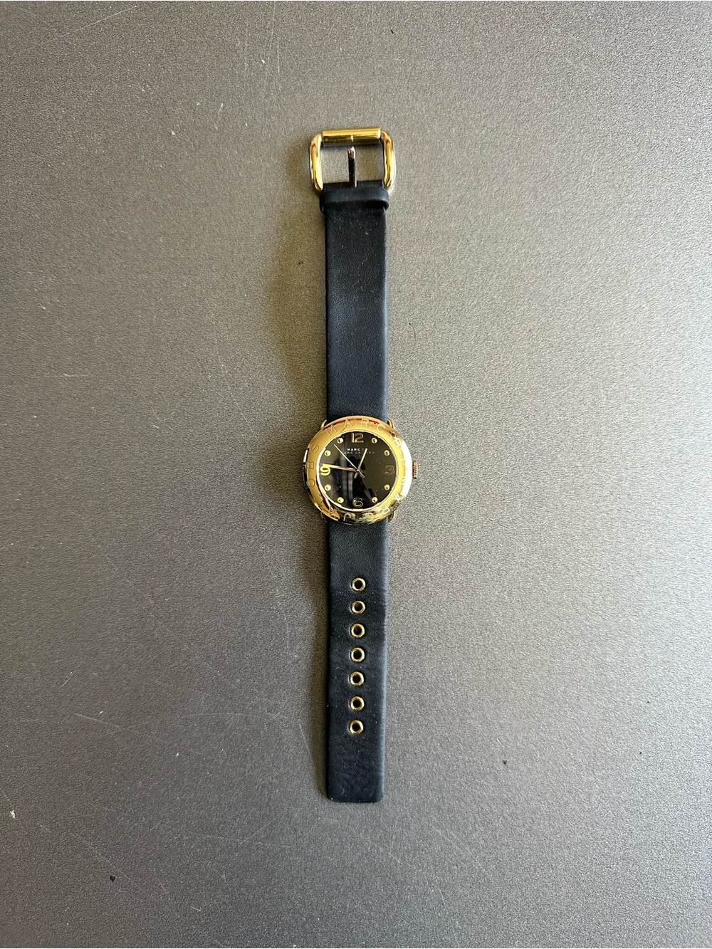 Marc Jacobs Black and Gold Women's Watch